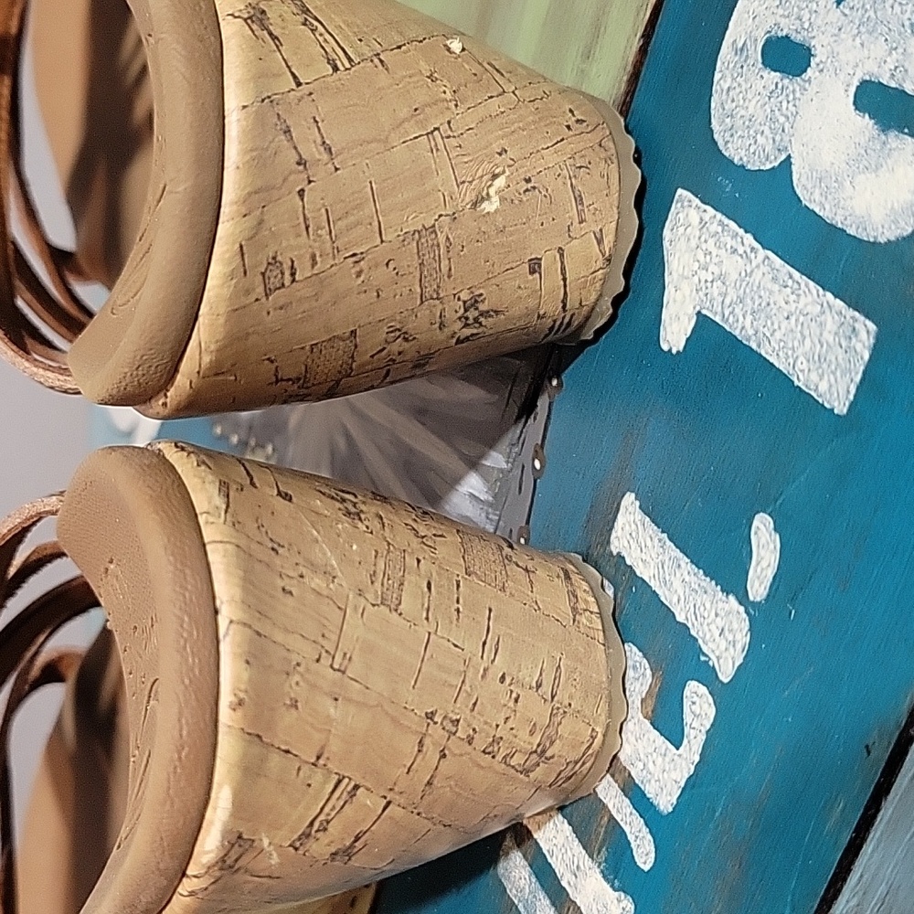 Skechers Tan Wedge Sandals - Picture 4 of 4